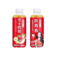 华沃草莓果粒芝士奶昔乳酸菌饮品520ml