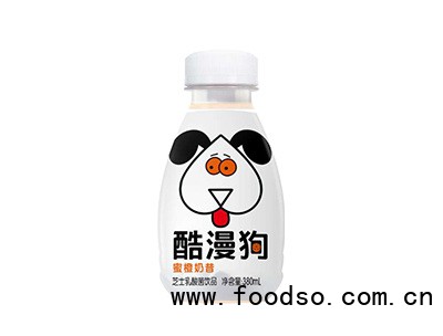 酷漫狗密橙奶昔380ml