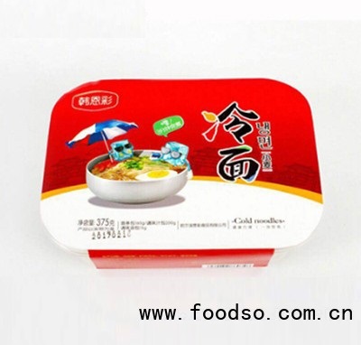 韩恩彩小麦冷面方便食品375g