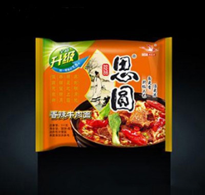 思圆升级版珍品香辣牛肉面袋装方便面