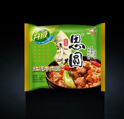 思圆升级版珍品红烧牛肉面袋装方便面