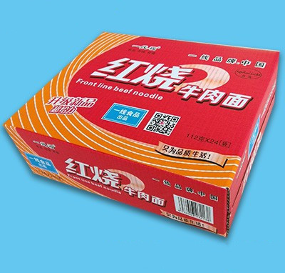 福红烧牛肉面112gx24袋