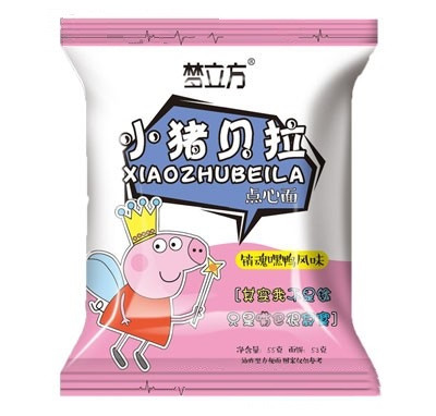 梦立方小猪贝拉点心面销魂嘿鸭味55g