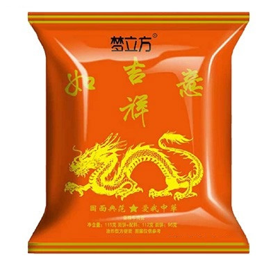 梦立方吉祥如意香辣牛肉面115克袋子