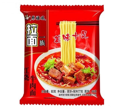 原祖鸡红烧牛肉面80g