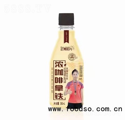 正舞阳光浓咖啡拿铁380ml