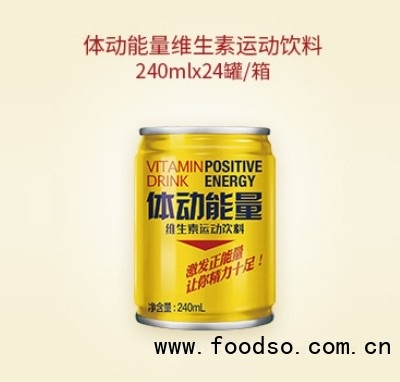 体动能量维生素运动饮料240ml