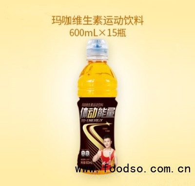 体动能量玛咖维生素运动饮料600ml×15瓶