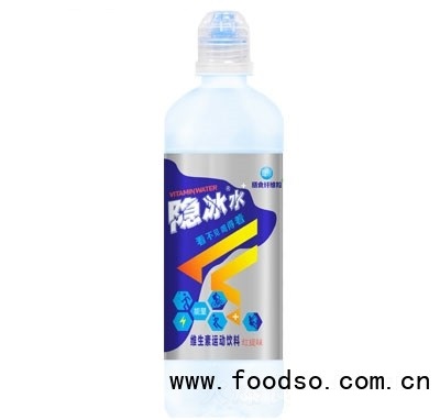 卜体隐冰水红提味520ml