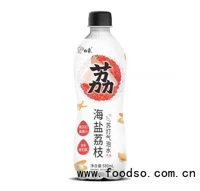 白象海盐荔枝味苏打气泡水580ml