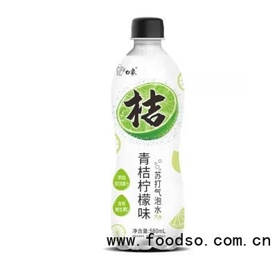 白象青桔柠檬味苏打气泡水580ml