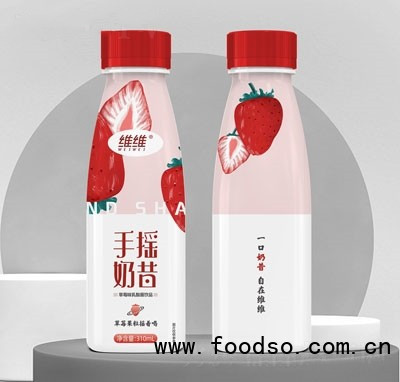 维维手摇奶昔草莓味乳酸菌饮品