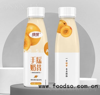 维维手摇奶昔黄桃味乳酸菌饮品