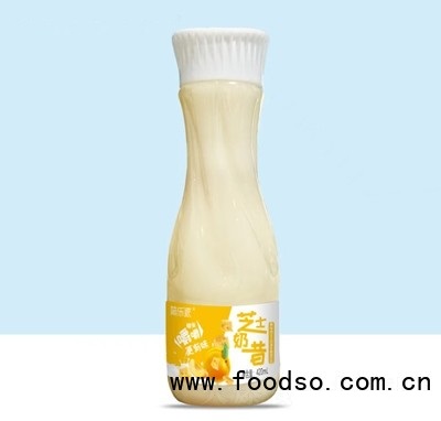 简乐派黄桃味芝士奶昔乳酸菌饮品420ml