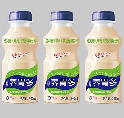 达利园养胃多乳酸菌风味饮品原味340ml