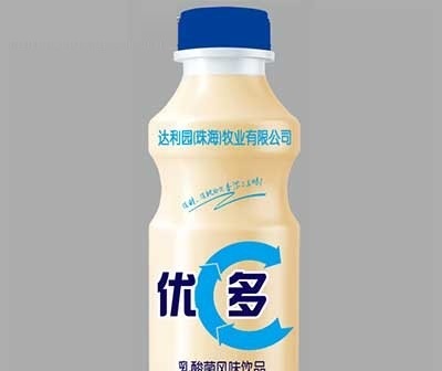 达利园优多乳酸菌风味饮品原味340ml