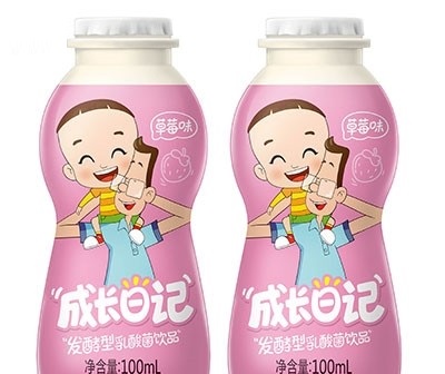 一浓成长日记发酵型乳酸菌草莓味100ml