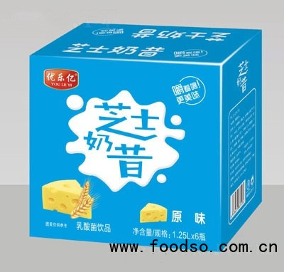 优乐亿芝士奶昔乳酸菌饮品原味1.25LX6