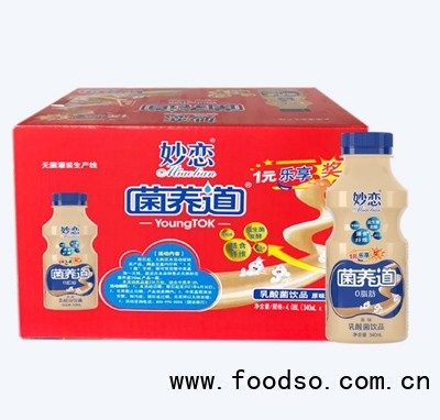 妙恋怀旧饮料乳饮品商超货源发酵型乳酸菌饮品菌养道箱装