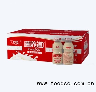 妙恋怀旧饮料乳饮品商超货源发酵型乳酸菌饮品菌养道100ml×35瓶