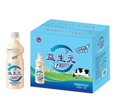 汇之果益生元乳酸菌原味饮品1LX8