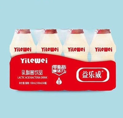 益乐威乳酸菌饮品100mlx4瓶