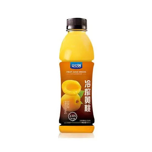 众口妙冷榨黄桃汁饮料550ml