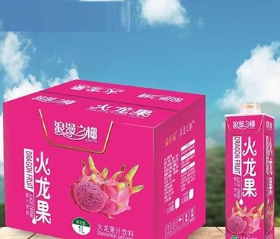 浪漫之椰火龙果果汁饮料1L