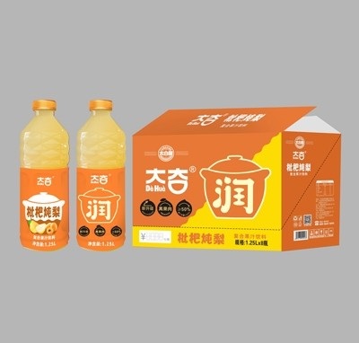 大夻枇杷炖梨复合果汁饮料1.25L×8瓶招商代理批发