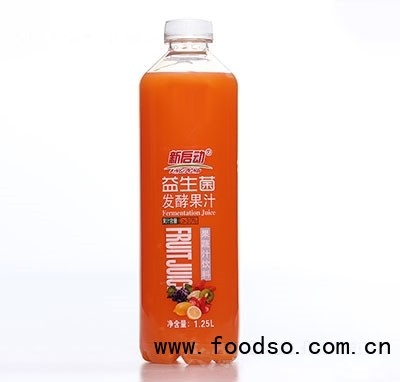 新启动益生菌发酵果汁果蔬汁饮料1.25L