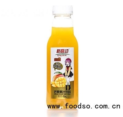 新启动芒果果汁饮料450ml