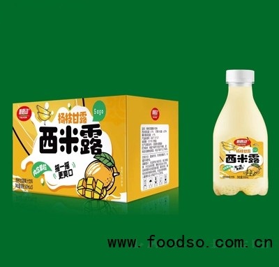 新启动杨枝甘露西米露果汁饮料500mlX15内含果粒风味饮品整箱果汁饮料