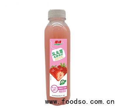 椰祥益生菌发酵果汁草莓果汁饮料500ml