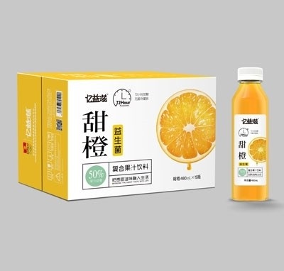 亿益滋甜橙复合果汁饮料480mlX15（瓶）