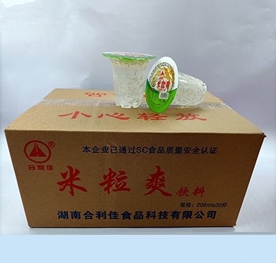 合利佳米粒爽饮料208ml×3