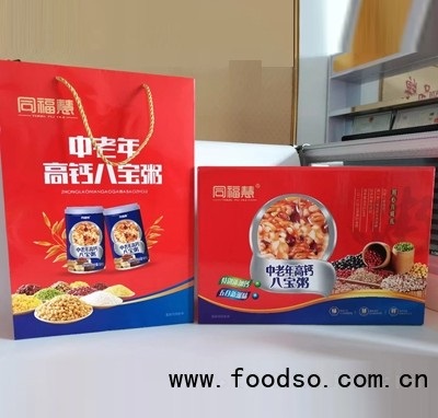 同福慧中老年八宝粥礼盒箱装速食粥代餐即食组合早餐