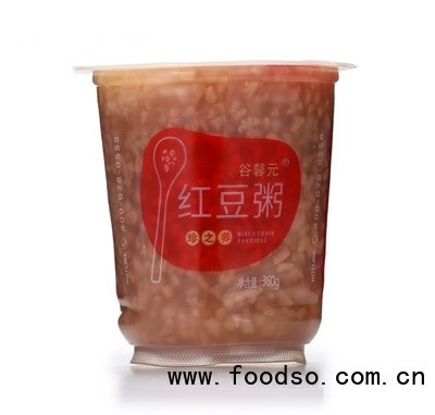 谷馨元珍之养红豆粥方便食品早餐粥招商代理批发360g