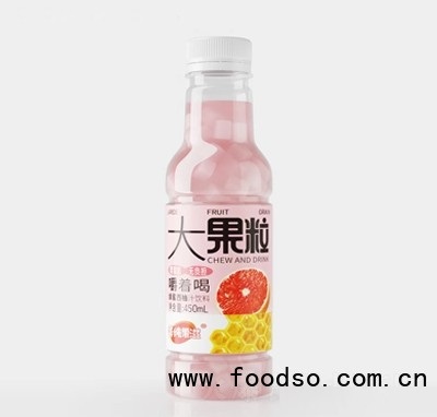 美纯果滋蜂蜜荔枝汁大果粒果汁饮料450ml