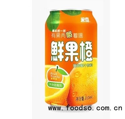 米奇鲜果橙复合果汁饮料310ml