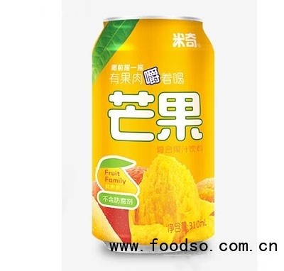 米奇芒果复合果汁饮料310ml