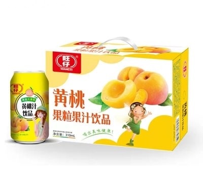 旺仔黄桃果粒果汁饮品（箱装）