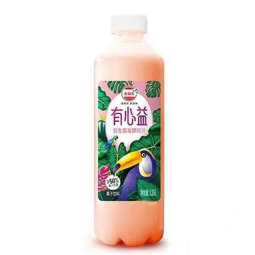 有心益益生菌发酵桃汁1.25L