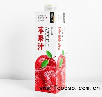 缘如玉苹果汁果汁饮料1L