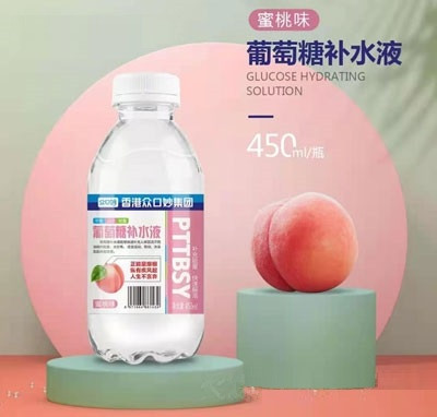 众口妙葡萄糖补水液蜜桃味450ml