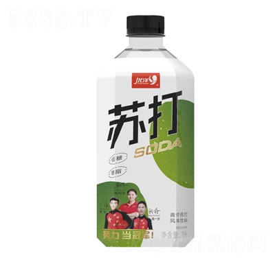 优洋青柠苏打风味饮料1L（瓶装）