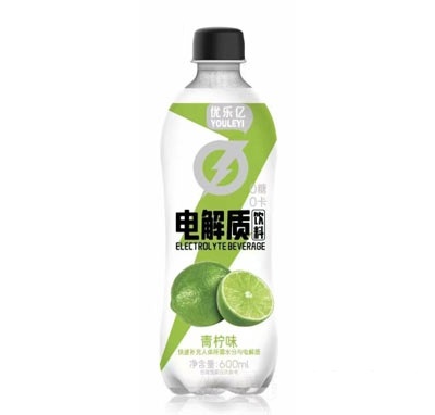 优乐亿电解质饮料青柠味600ml