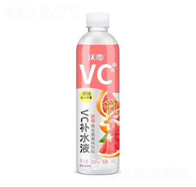 沃恋西柚维生素果味饮料500ml