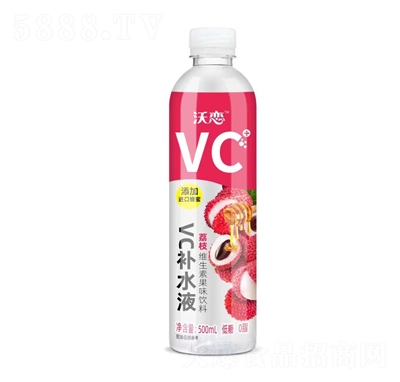 沃恋荔枝维生素果味饮料500ml