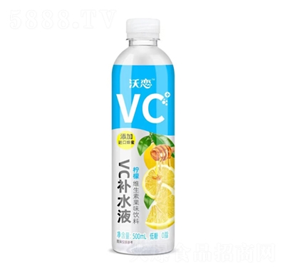 沃恋柠檬维生素果味饮料500ml