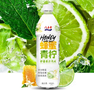 八王寺蜂蜜青柠果汁汽水480ml